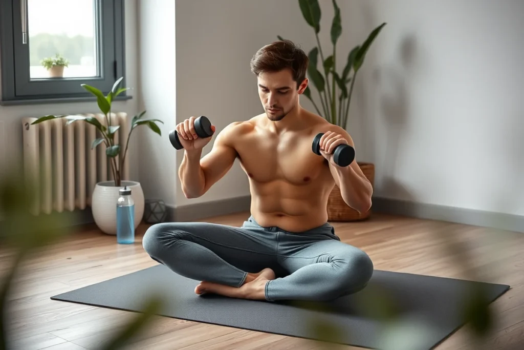 Seated Dumbbell Shoulder Press