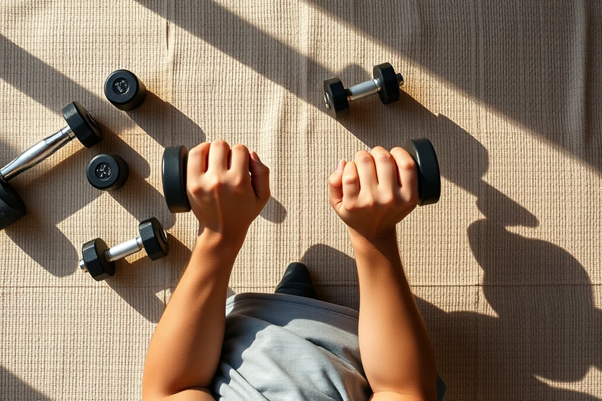 seated dumbbell shoulder press — Seated Dumbbell Shoulder Press (the finished result)