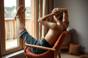 Cheap Chair Based Back Exercises
